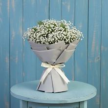 Букет цветов из:  Гипсофила в Мокве 1-ой