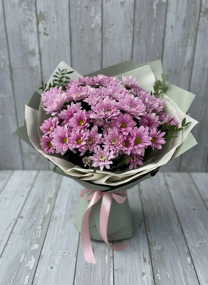 Букет цветов из: Хризантемы в Мокве 1-ой