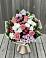 Букет цветов из: Альстромерии, Гвоздики, Розы и Хризантемы в Мокве 1-ой