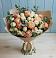 Букет цветов из: Альстромерии и Розы в Мокве 1-ой