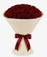 Букет 101 Бордовая роза Блэк Бакарра в Мокве 1-ой