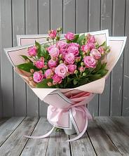 Букет Розовый кустик в Мокве 1-ой