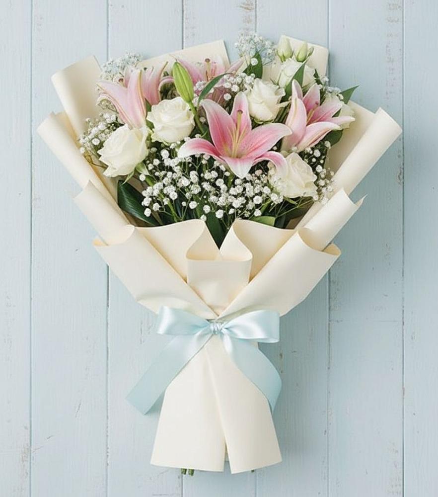 Букет цветов из: Лилии в Мокве 1-ой