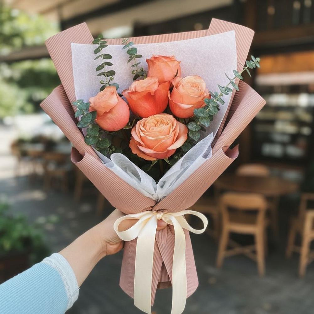 Букет цветов из: Розы в Мокве 1-ой