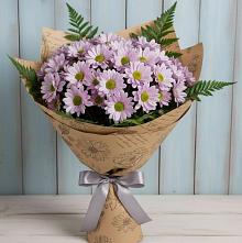 Букет цветов из:  Хризантемы #REPLACE_PRED# Мокве 1-ой