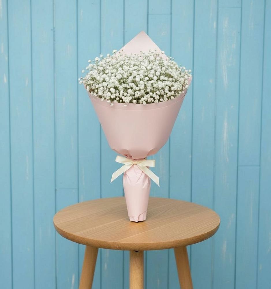 Букет цветов из: Гипсофила в Мокве 1-ой