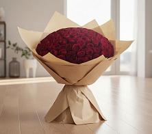 Букет 101 Красная роза в Мокве 1-ой