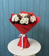 Букет цветов из:  Хризантемы #REPLACE_PRED# Мокве 1-ой