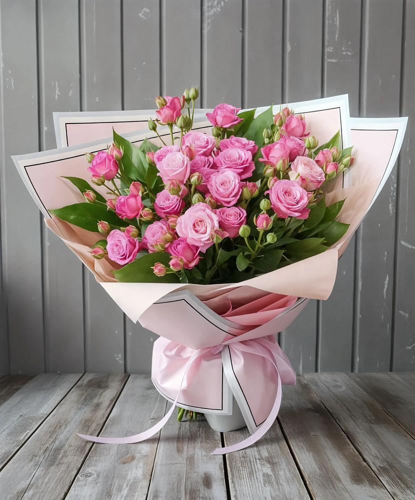 Букет Розовый кустик в Мокве 1-ой