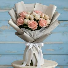 Букет цветов из:  Розы #REPLACE_PRED# Мокве 1-ой