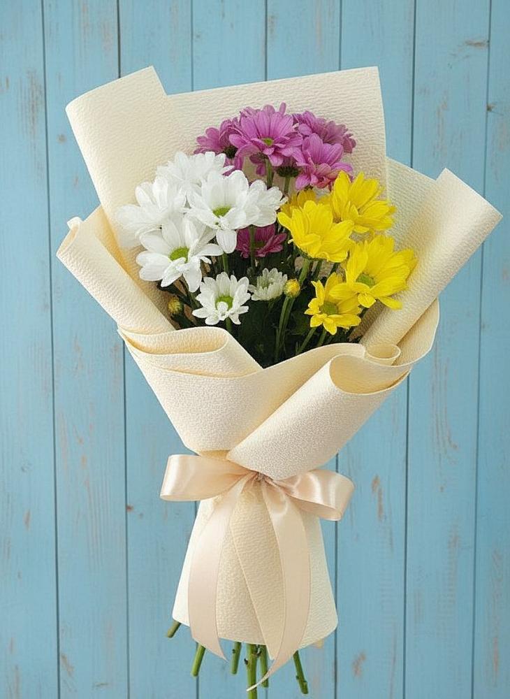 Букет цветов из: Хризантемы в Мокве 1-ой