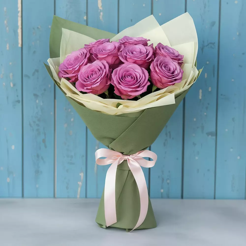 Букет Розы Фёрст Леди в Мокве 1-ой