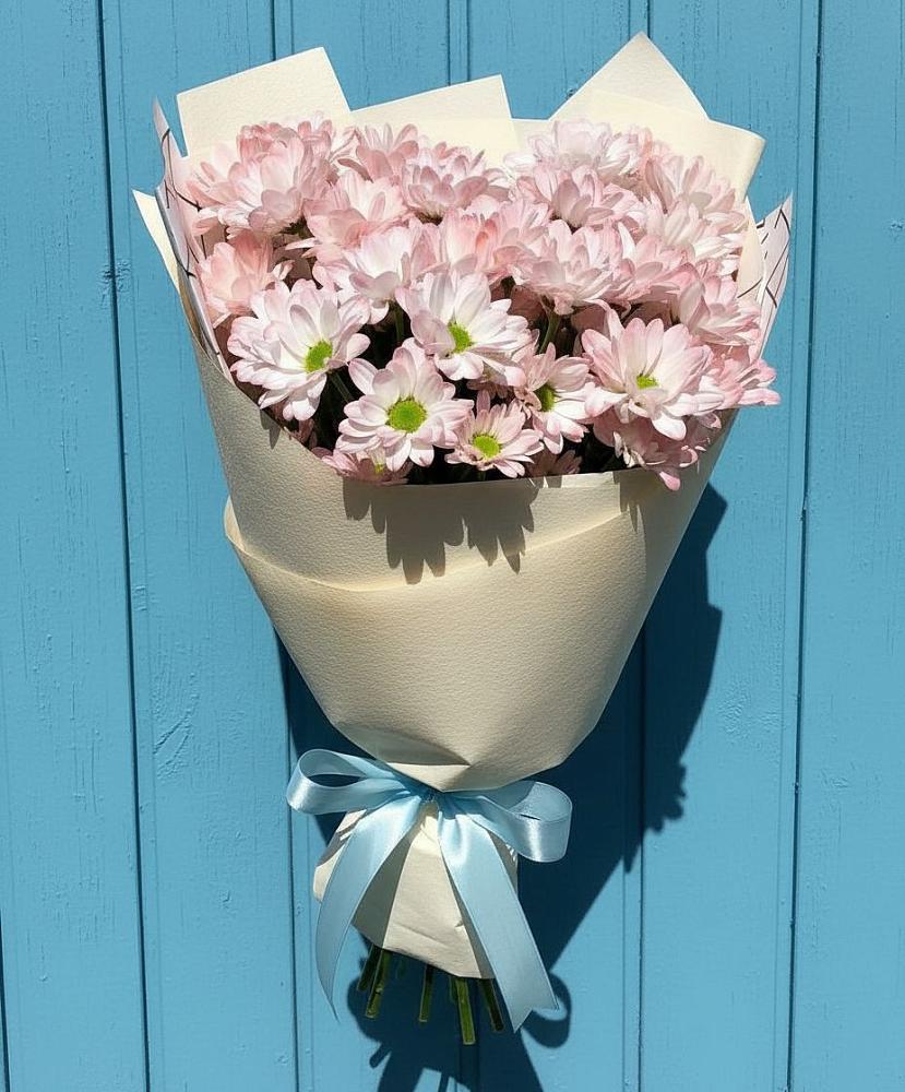 Букет цветов из: Хризантемы в Мокве 1-ой