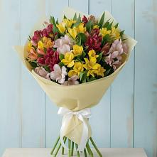 Букет цветов из:  Альстромерии в Мокве 1-ой