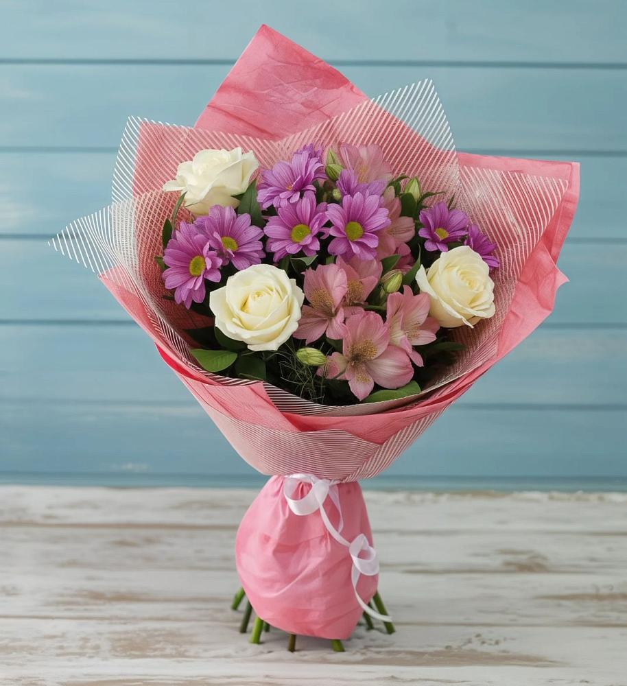 Букет цветов из: Герберы в Мокве 1-ой