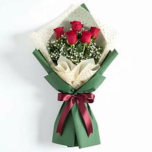 Букет цветов из:  Розы в Мокве 1-ой